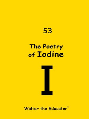 cover image of The Poetry of Iodine